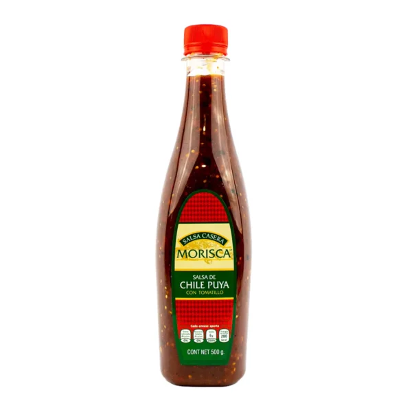 Salsa Casera Morisca Chile Puya con Tomatillo 500 g.