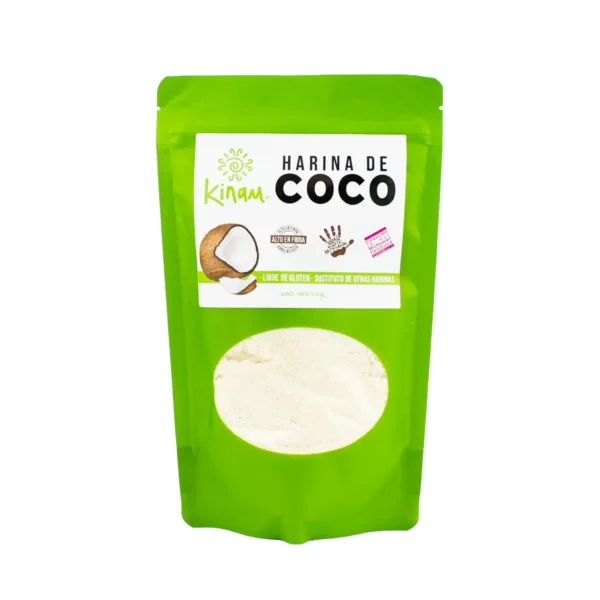 Harina de Coco Artesanal Kinam Alto en Fibra 250 g