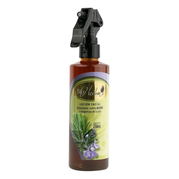Loción Facial Bio Herbans Tratamiento Contra Acné e Impurezas de la Piel 250ml