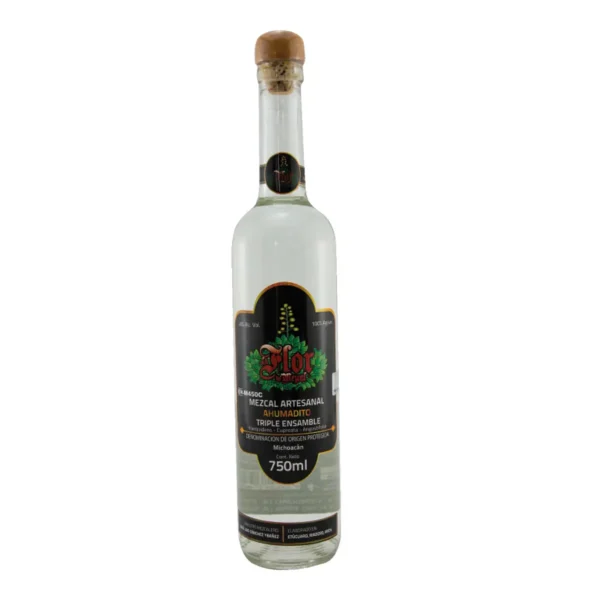 Mezcal Artesanal La Flor del Mezcal Ahumadito Triple Ensamble 750 ml