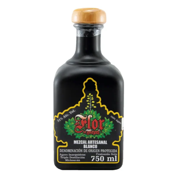 Mezcal Artesanal Blanco La Flor del Mezcal 750 ml