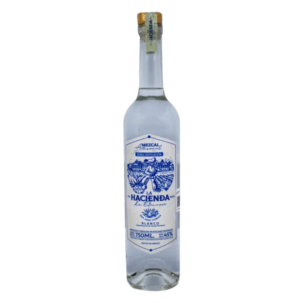 Mezcal Artesanal La Hacienda De Etúcuaro Mezcal Blanco 750ml