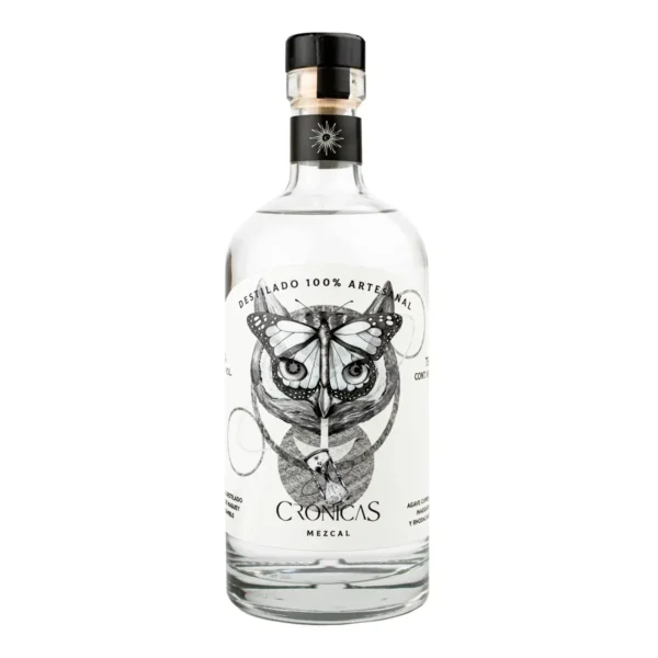 Crónicas Mezcal Destilado 100% Artesanal Triple Ensamble 750 ml