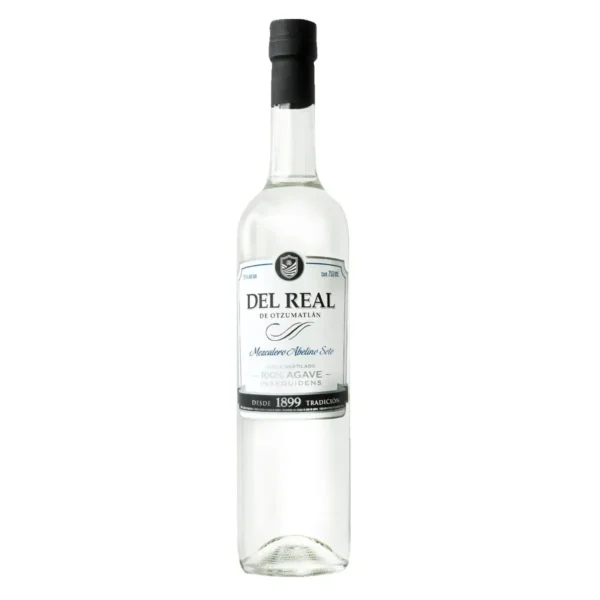 Mezcal Doble Destilado Del Real 100% de Agave 750 ml