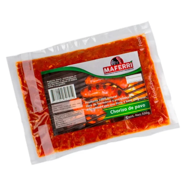 Chorizo De Pavo 100 % Natural Pavos Maferri 500 g - Image 3