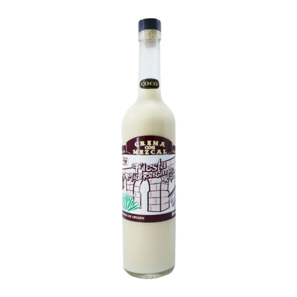 Crema con Mezcal Fiesta Michoacana Sabor Coco 750 ml