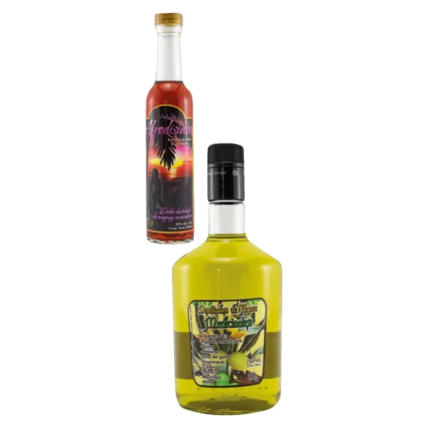 Mezcal Artesanal Destilado de Agave Cannabis La Flor del Mezcal Medicinal 750ml