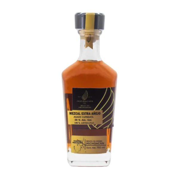 Mezcal Artesanal Extra Añejo Inspiración Agave Cupreata 750 ml
