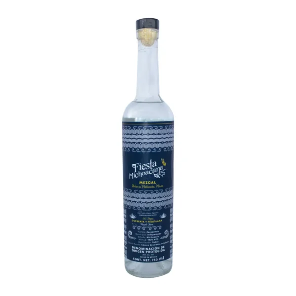 Mezcal Artesanal Fiesta Michoacana 100% Agave Cupreata y Tequilana 750 ml
