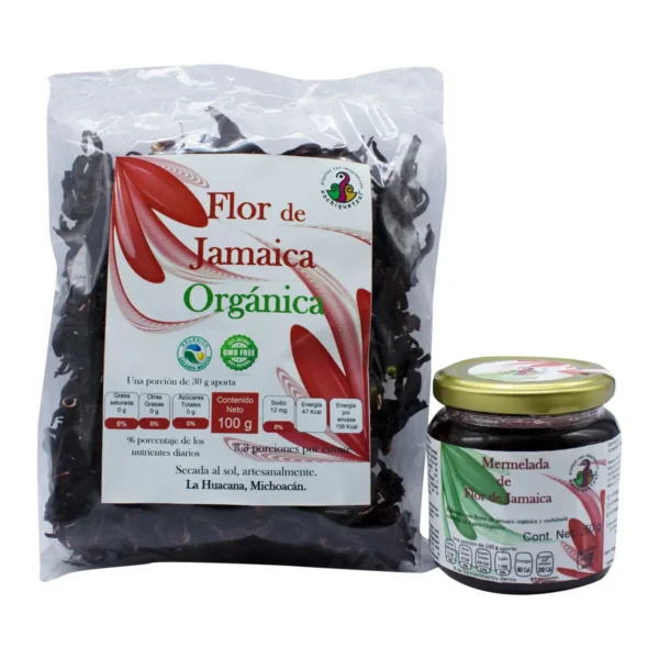 Flor de Jamaica Orgánica Jamoy Artesanal 100 g