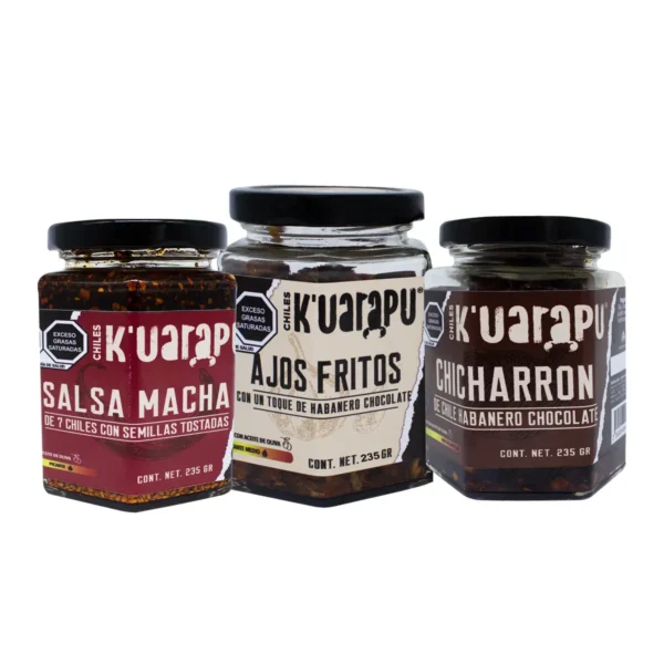 Salsa Macha Chiles K´uarapu de 7 Chiles con Semillas Tostadas 190 g - Image 4