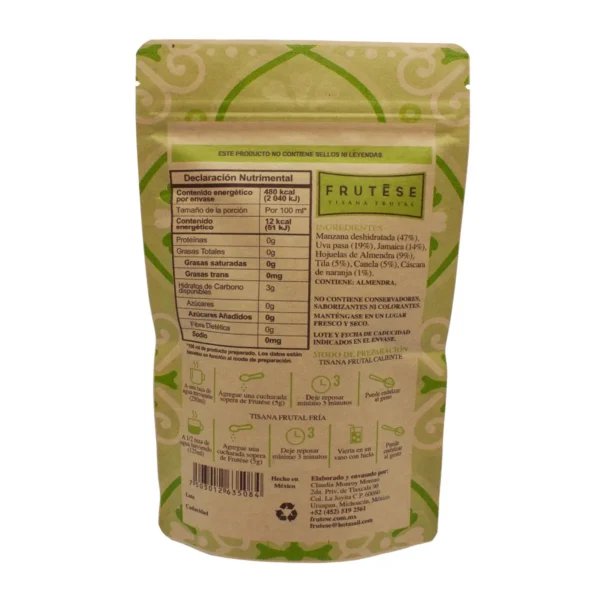 Tisana Frutal Frutese Estilo Manzana Canela 80 g - Image 4