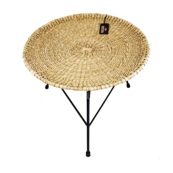 Mesa Artesanal de Tule Color Beige Biotura