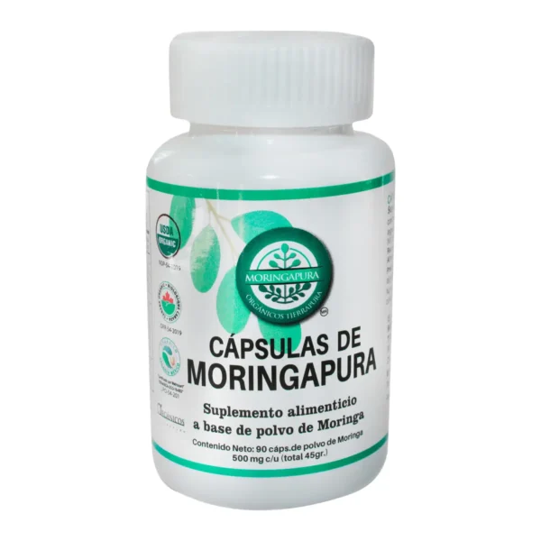 Capsula de Moringa Pura Suplemento Alimenticio 45 g