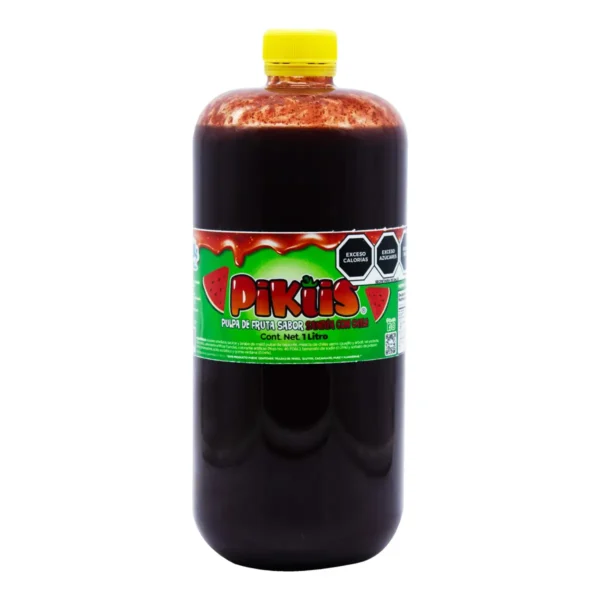 Pikiis Pulpa de Fruta Duliik Sabor Sandia con Chile Botella 1L