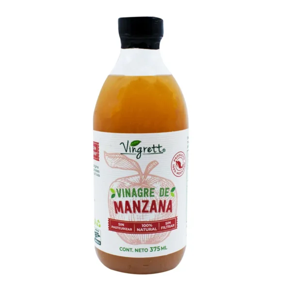 Vinagre de Manzana Vingrett 100 % Natural 375 ml