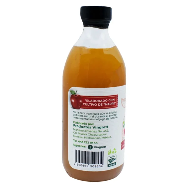 Vinagre de Manzana Vingrett 100 % Natural 375 ml - Image 4