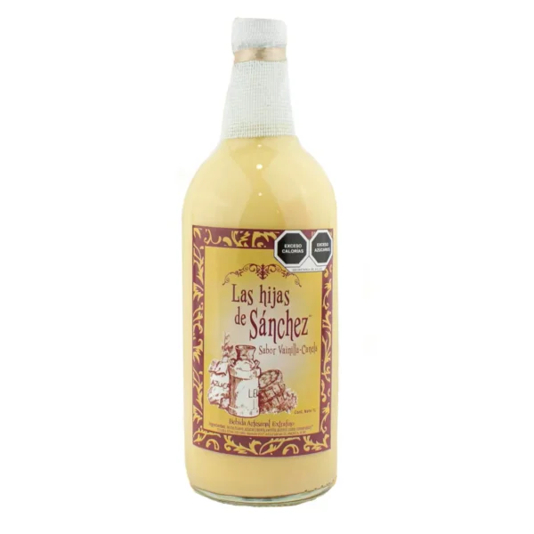 Rompope Artesanal Las Hijas de Sánchez Sabor Vainilla Canela 1 L