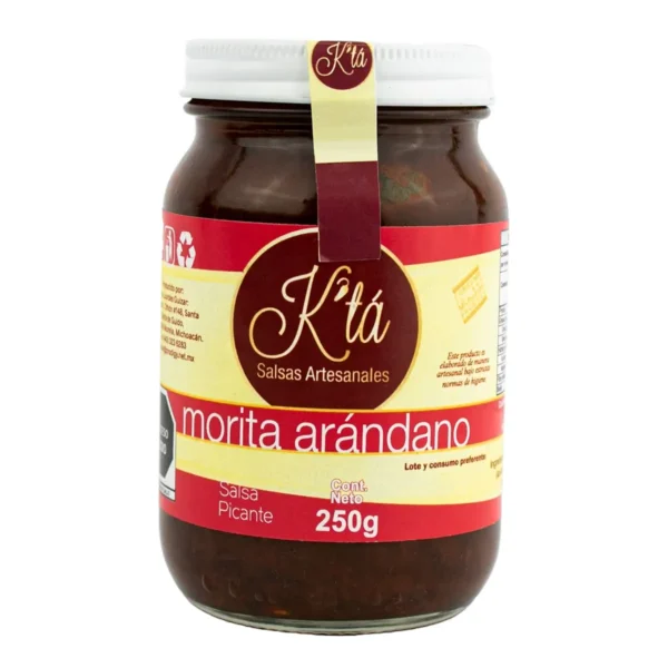 Salsa Picante Morita Arándano K´tá Salsas Artesanales 250 g.