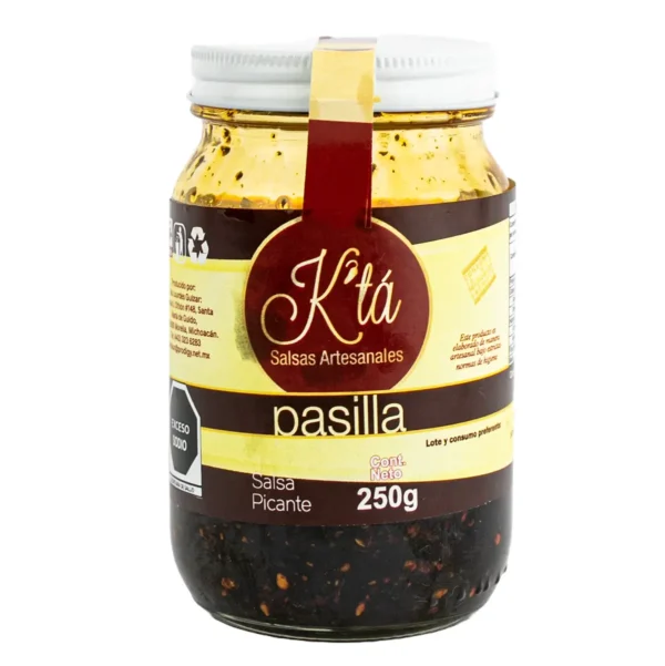 Salsa Picante Pasilla K´tá Salsas Artesanales 250 g.