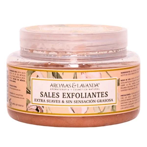Sales Exfoliantes Aromas y Lavanda sin Sensación Grasosa