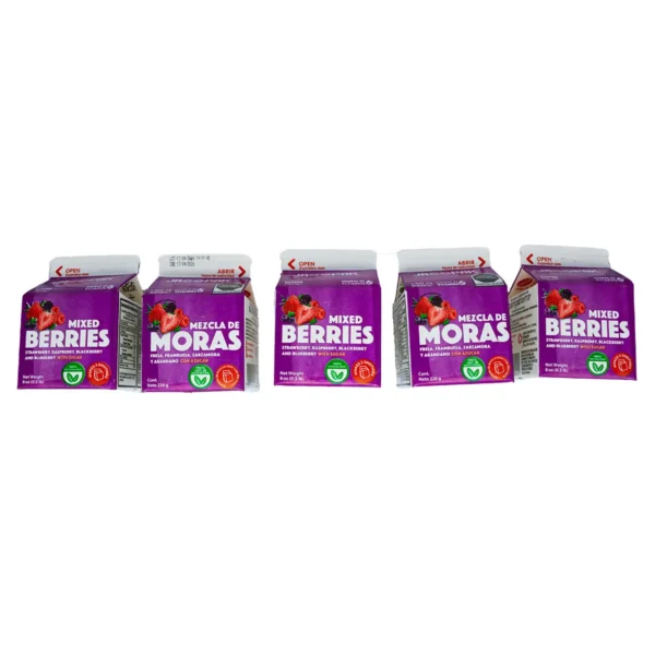 Mix de Berries con Azúcar Campoterra Fruta 100% Natural 8 oz - Image 2