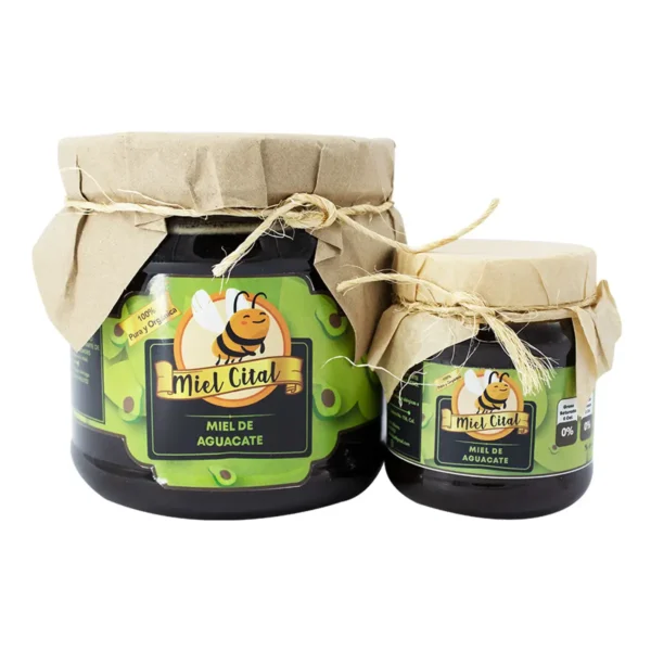 Miel de aguacate Miel cital pura y orgánica 350 g.