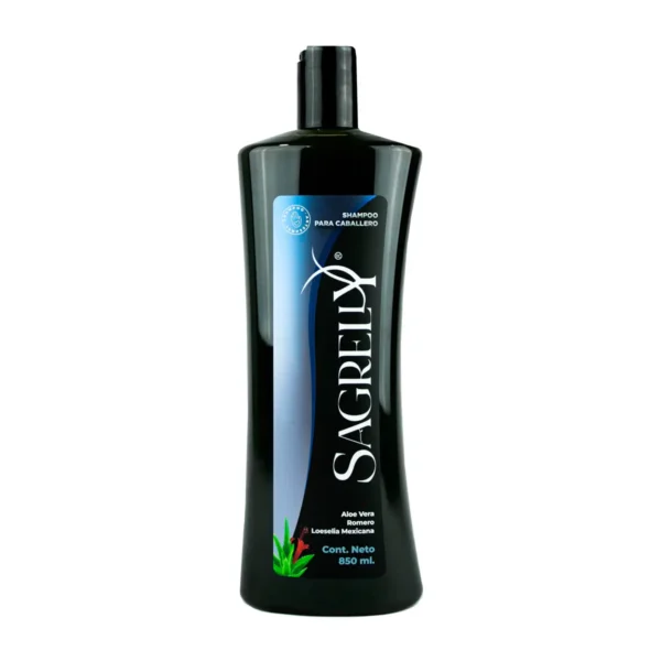 Shampoo para Caballero Sagrelly con Aloe Vera y Romero 850 ml