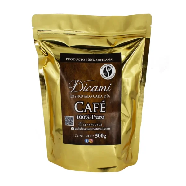 Polvo para preparar Dicami café 100% puro 500 g