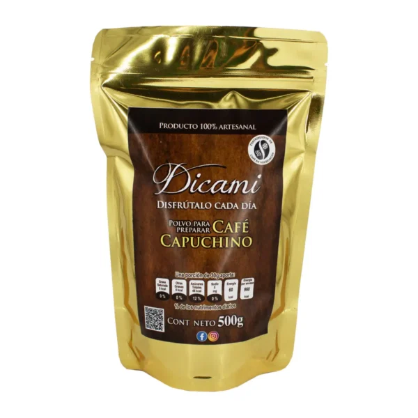 Polvo Para Preparar Café Capuchino Dicami 100% Artesanal 500 g