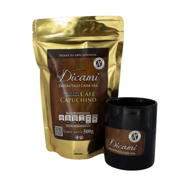 Polvo Para Preparar Café Capuchino Dicami 100% Artesanal 500 g - Image 2