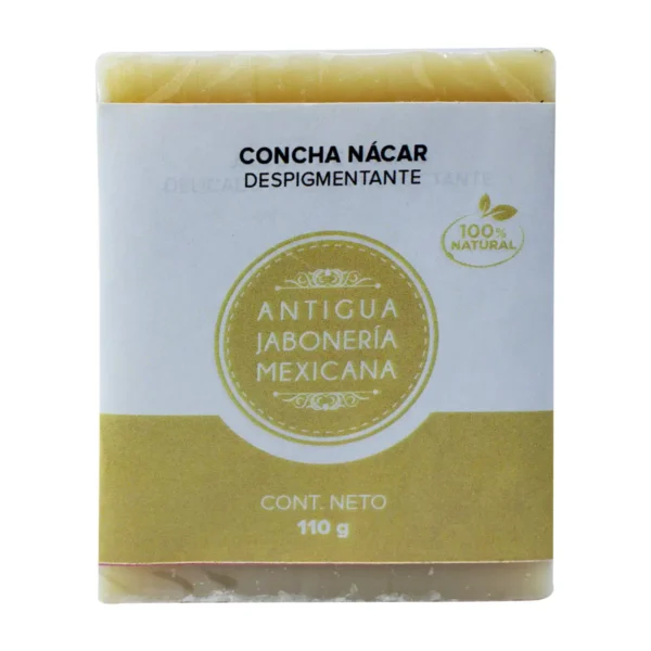 Concha Nácar Despigmentante Antigua Jabonería Mexicana 110 g