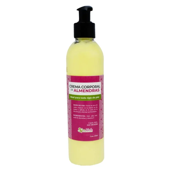 Crema Corporal con Almendras Ápicola Celda Real 250 ml