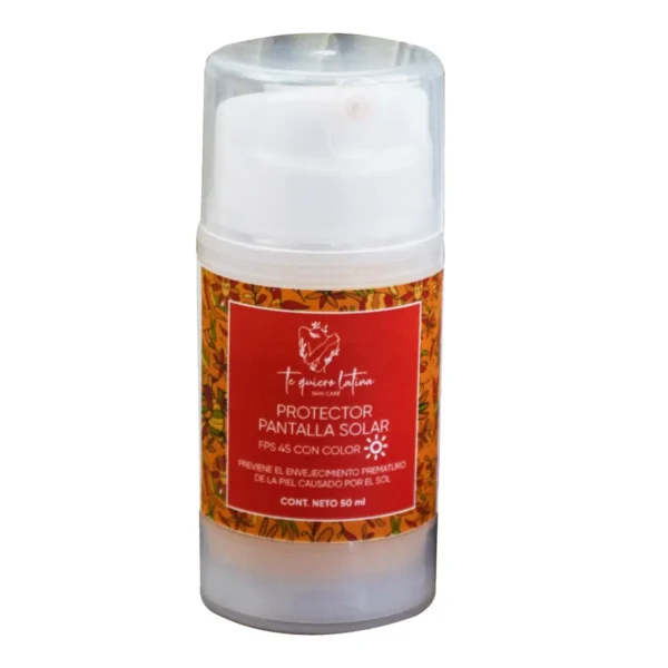 Protector Solar Te Quiero Latina FPS 45 con Color 50 ml