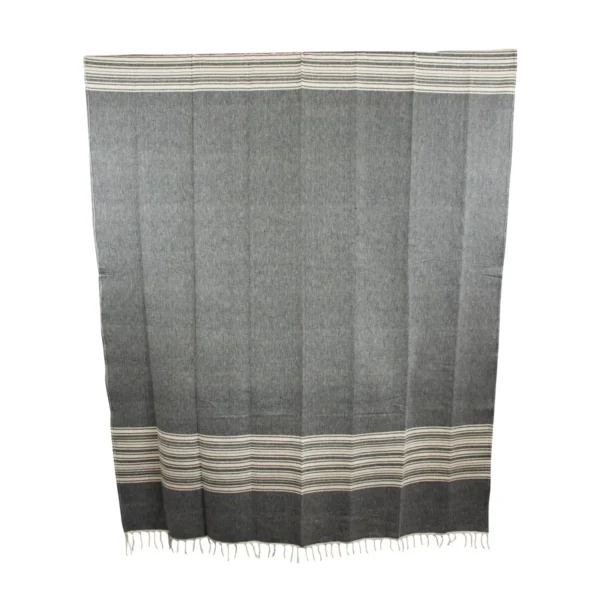 Frazada Gris a Rallas Zilá Home Decor