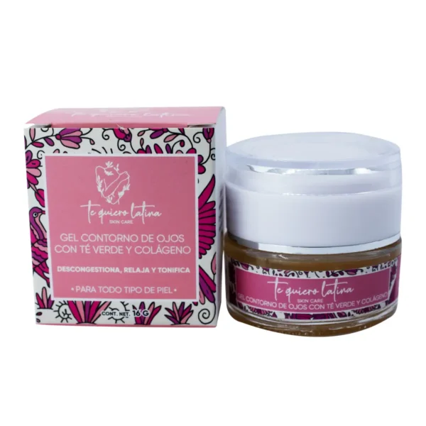 Gel Contorno de Ojos con Té Verde y Colágeno Te Quiero Latina 16 g