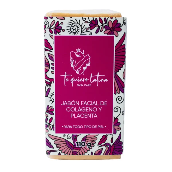 Jabón Facial de Colágeno y Placenta Te Quiero Latina 110 g