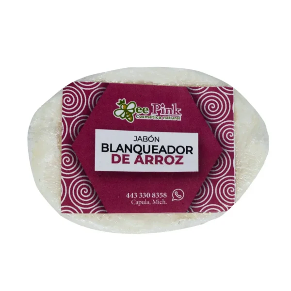 Jabon Blanqueador de Arroz Ápicola Celda Real