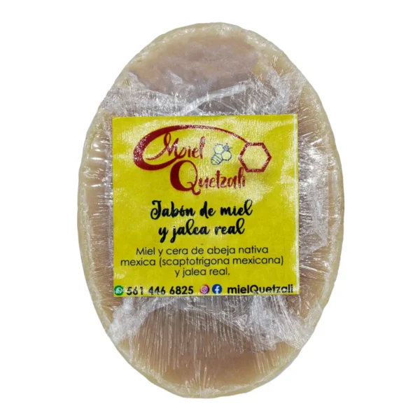 Jabón de Miel y Jalea Real Miel Quetzali