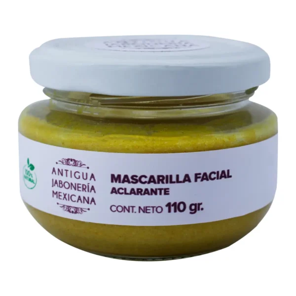 Mascarilla Facial Aclarante Antigua Jabonería Mexicana 110 g