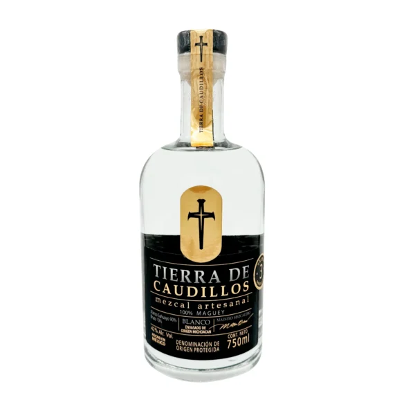 Mezcal Artesanal Blanco Tierra de Caudillos 100% Maguey 750 ml