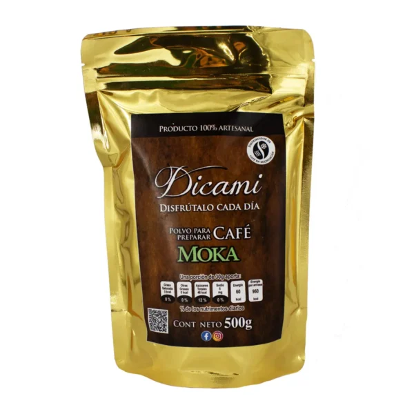 Polvo Para Preparar Café Dicami Sabor Moka 500 g