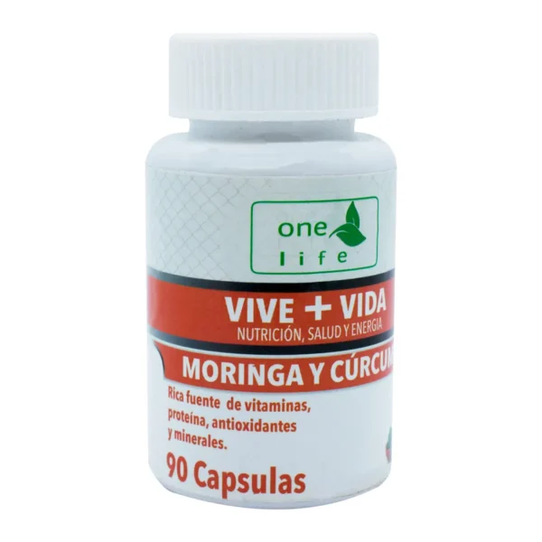Moringa y Curcuma Vive + Vida OneLife 90 capsulas