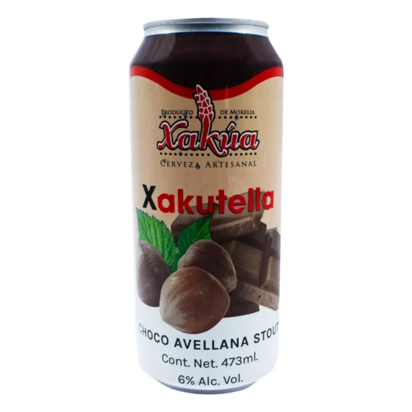 Cerveza Artesanal Xakúa Xakutella Choco Avellana Stout 473 ml