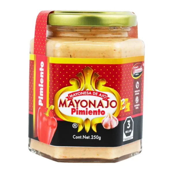 Mayonesa de Ajo Sabor Pimiento Mayonajo 250 g