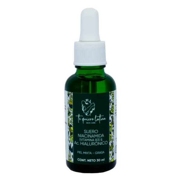 Suero Niacinamida con Vitamina B3 y Ac. Hialurónico Te Quiero Latina 30 ml