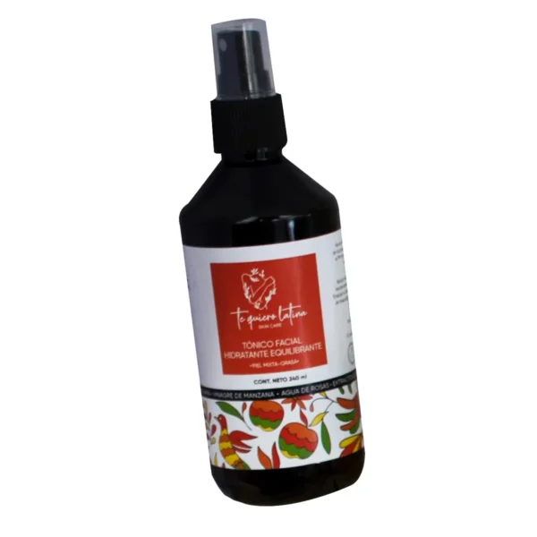 Tónico Facial Hidratante Equilibrante Te Quiero Latina 240 ml