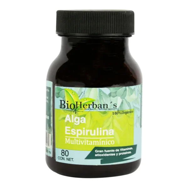Multivitamínico Alga Espirulina Bio Herbans