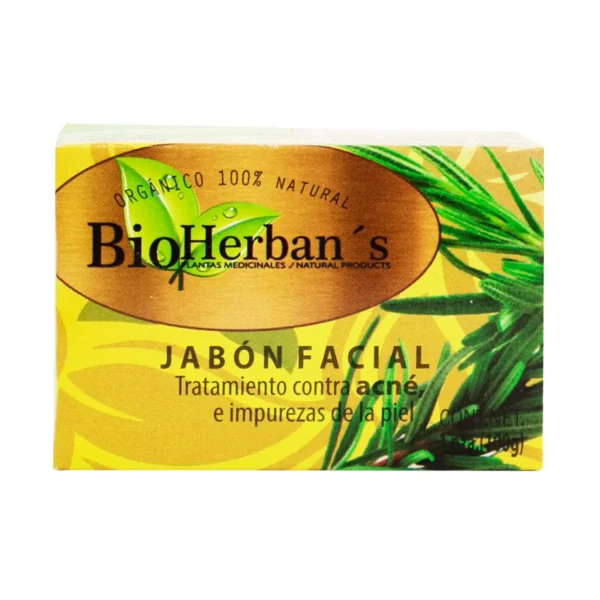 Jabón Facial Bio Herbans  Contra Acné