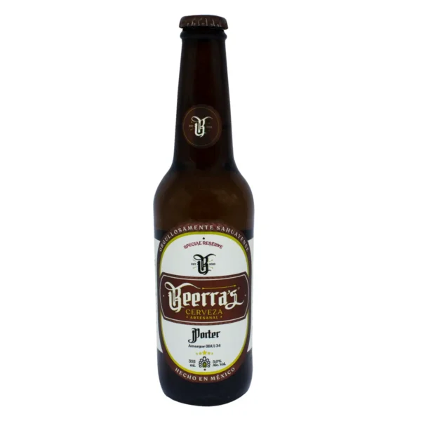 Cerveza Artesanal Beerra's Porter 355ml